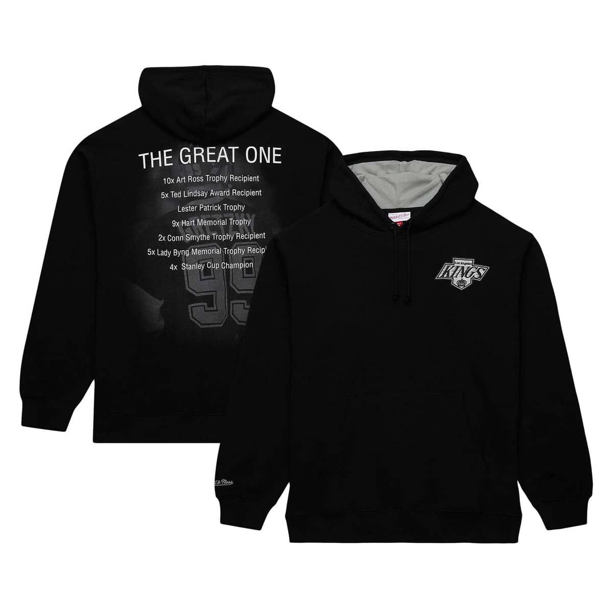 NHL Wayne Gretzky Los Angeles Kings Premium Name & Number Fleece Pullover Sweatshirt