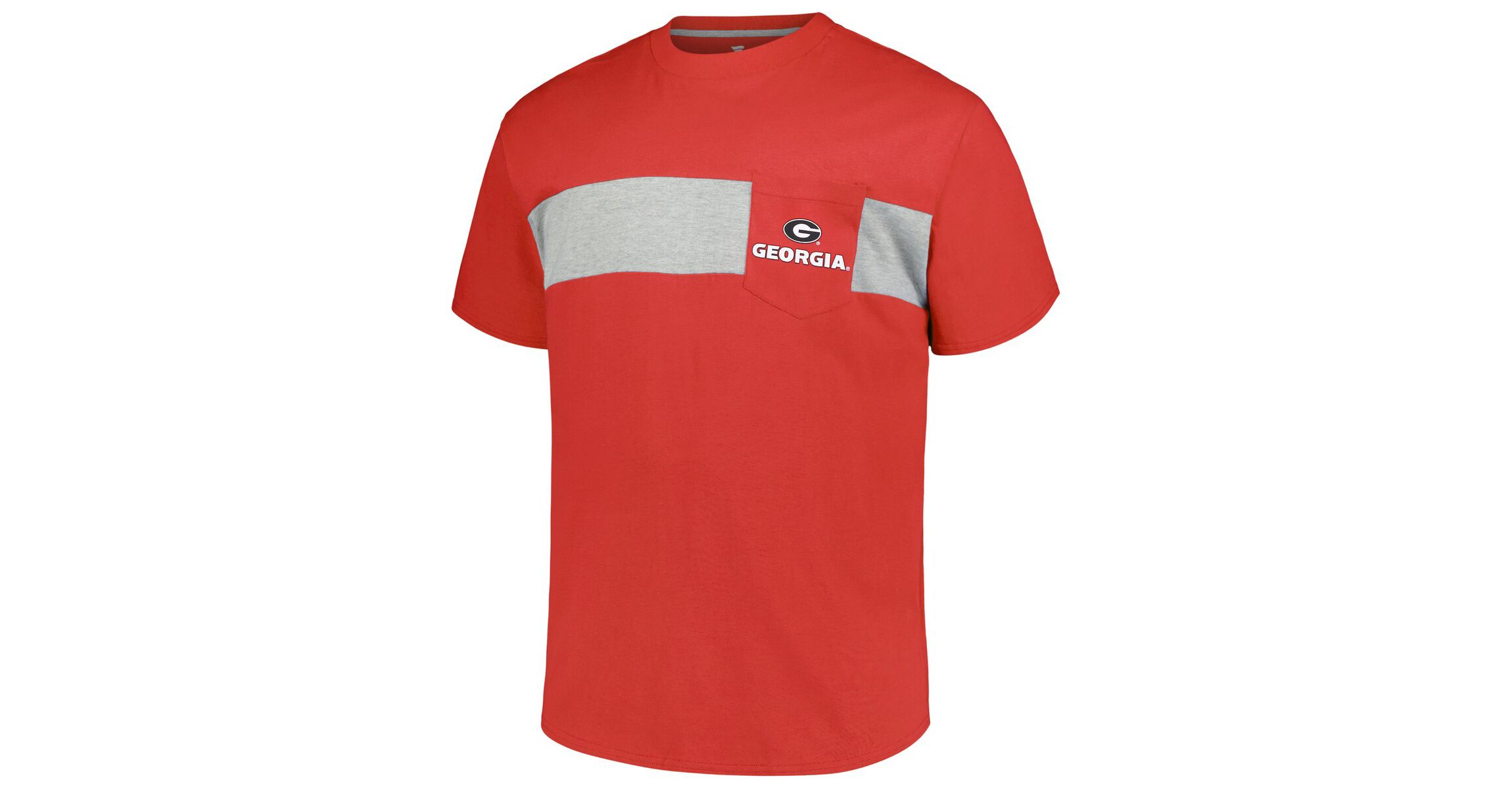 NCAA Georgia Bulldogs Big & Tall Color Stripe T-Shirt