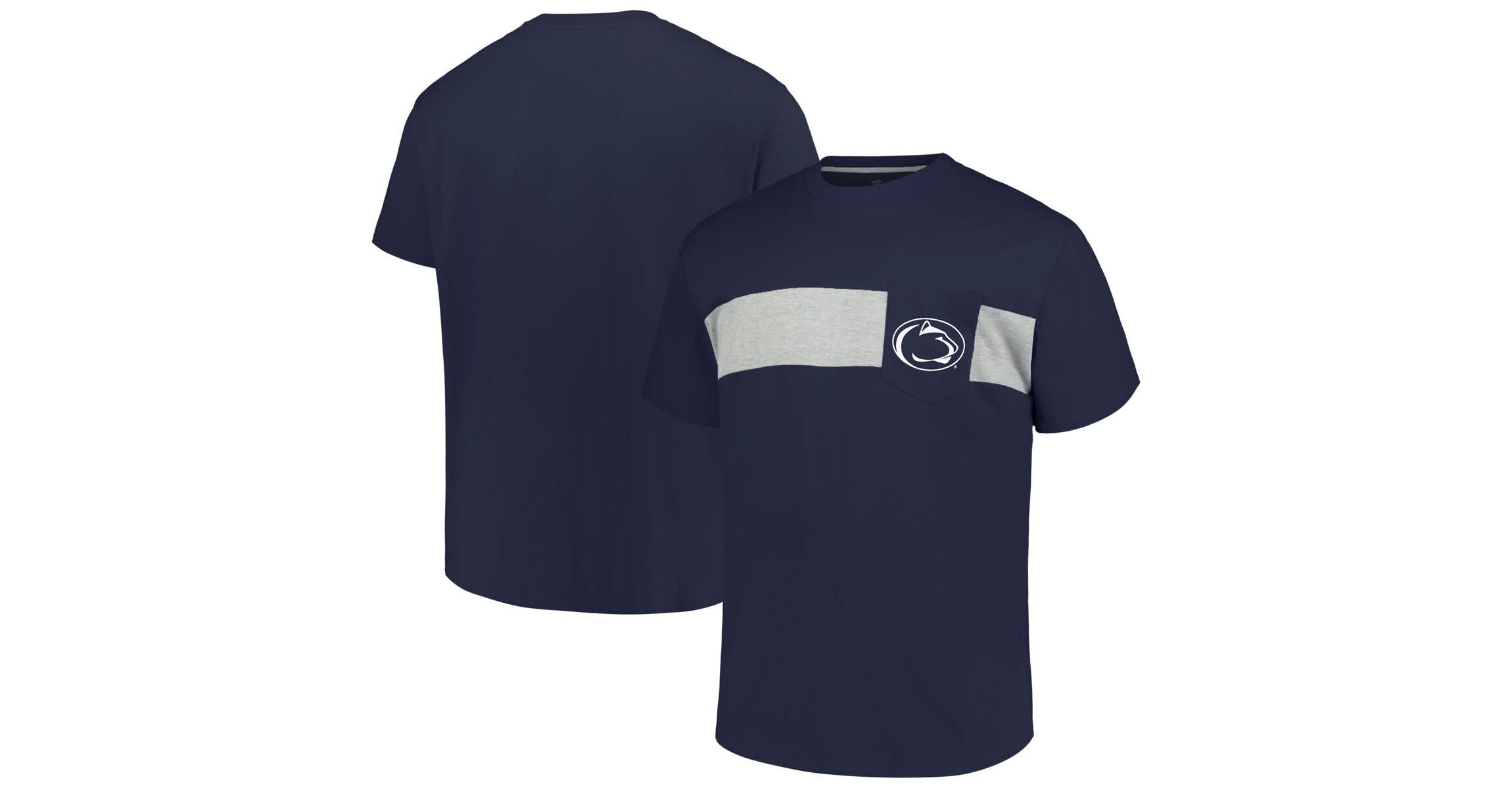 NCAA Penn State Nittany Lions Big & Tall Color Stripe T-Shirt