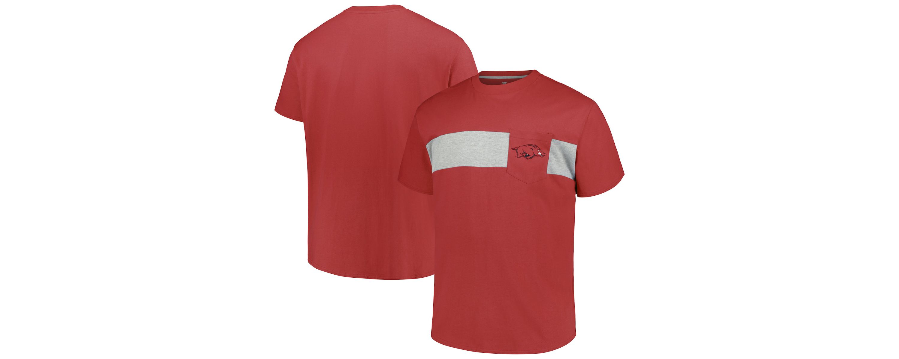 NCAA Arkansas Razorbacks Big & Tall Color Stripe T-Shirt