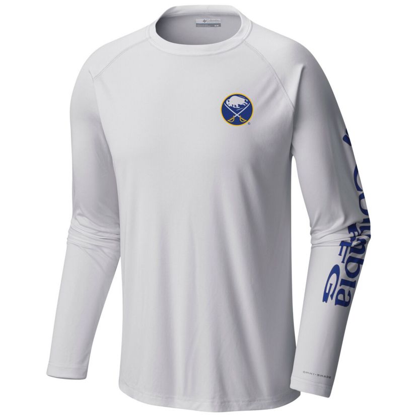 NHL Buffalo Sabres Terminal Tackle Omni-Shade Raglan Long Sleeve T-Shirt