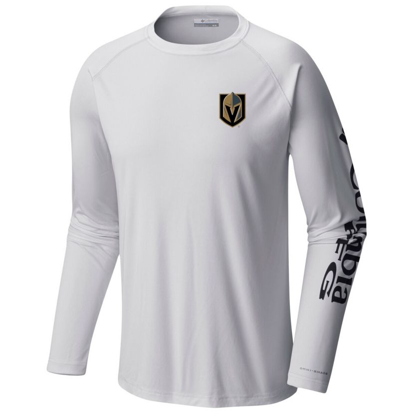 NHL Vegas Golden Knights Terminal Tackle Omni-Shade Raglan Long Sleeve T-Shirt