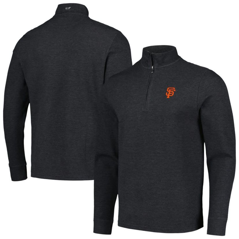 MLB Vineyard Vines San Francisco Giants Saltwater Quarter-Zip Jacket