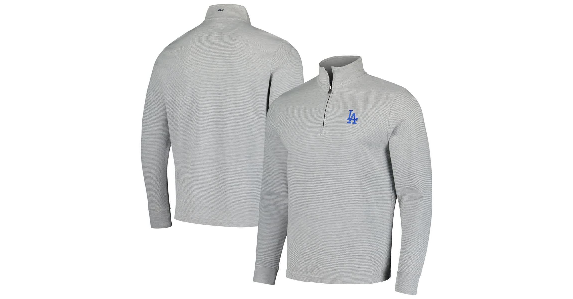 MLB Vineyard Vines Los Angeles Dodgers Saltwater Quarter-Zip Jacket