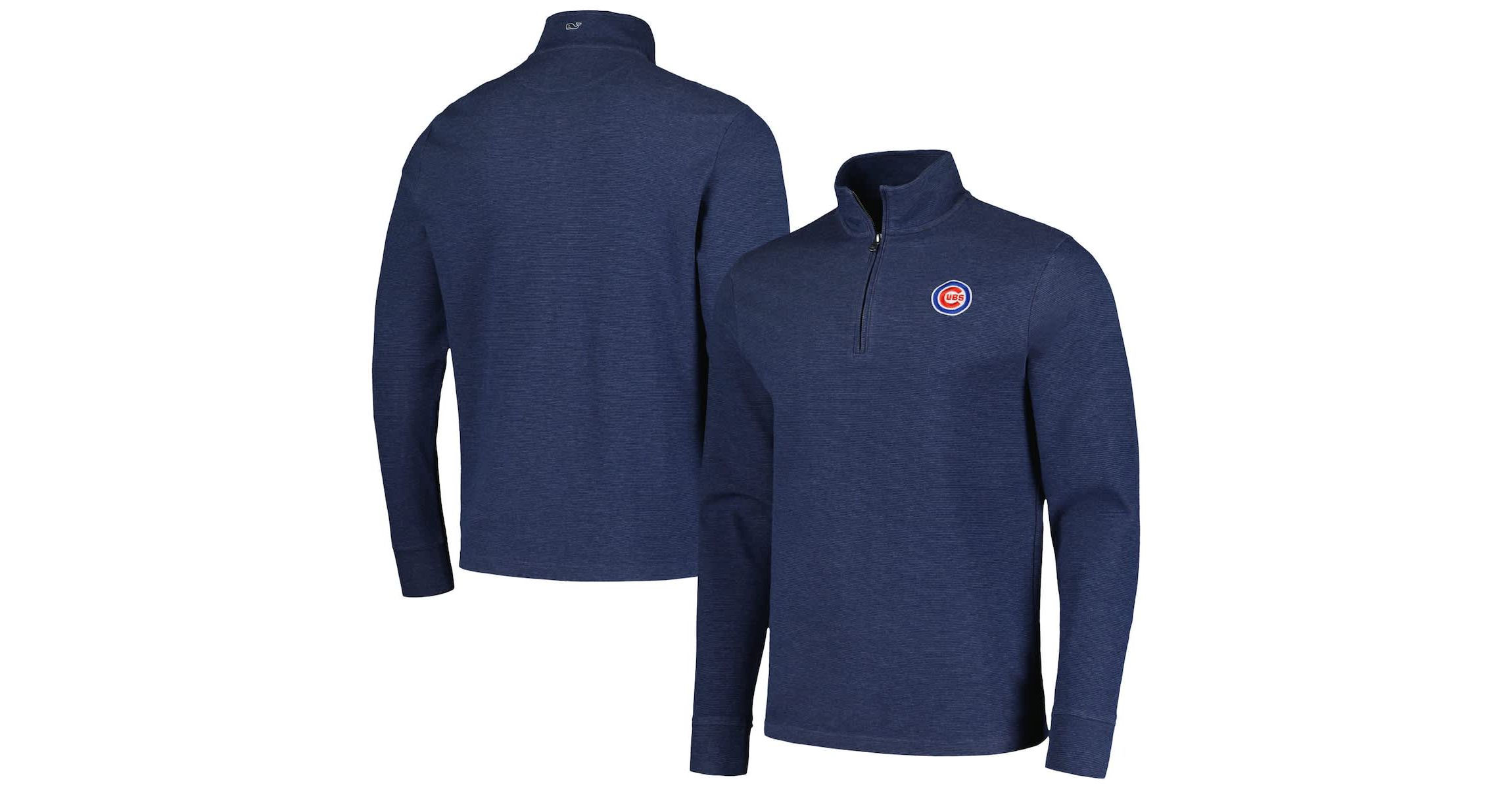 MLB Vineyard Vines Chicago Cubs Saltwater Quarter-Zip Jacket