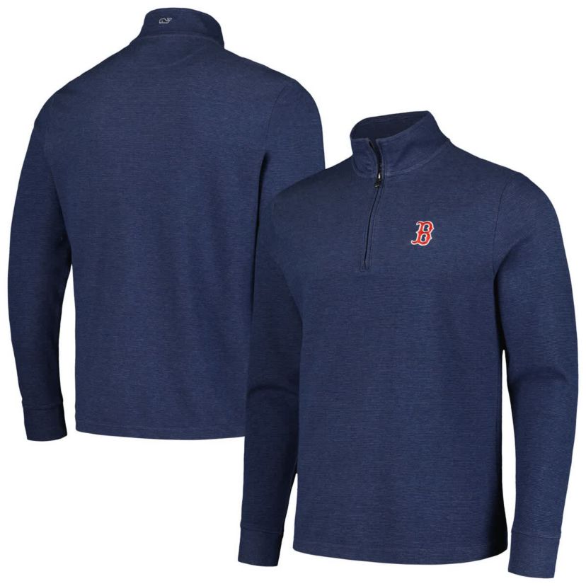 Boston Red Sox MLB Vineyard Vines Boston Sox Saltwater Quarter-Zip Jacket