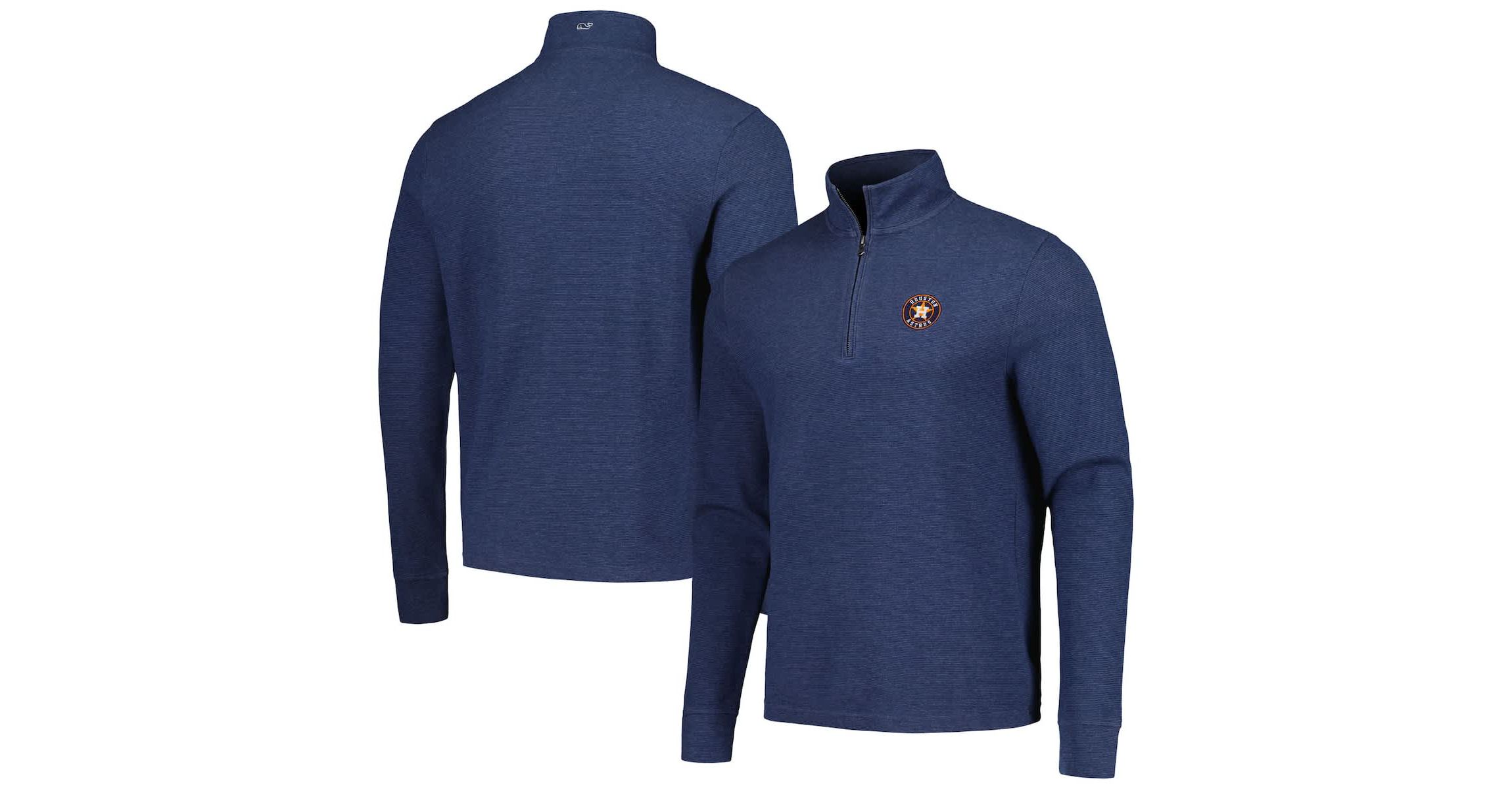 MLB Vineyard Vines Houston Astros Saltwater Quarter-Zip Jacket