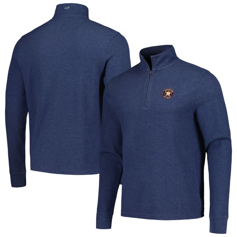 MLB Vineyard Vines Houston Astros Saltwater Quarter-Zip Jacket