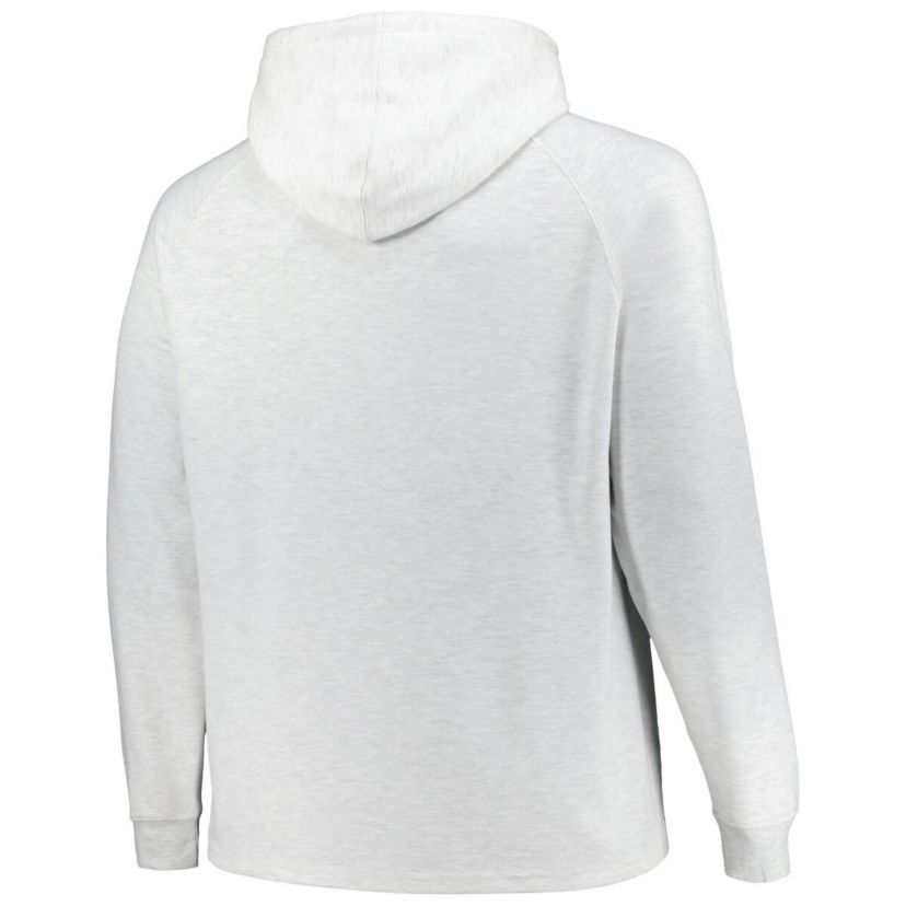 NBA Fanatics New York Knicks Big & Tall Raglan Tri-Blend Pullover Hoodie