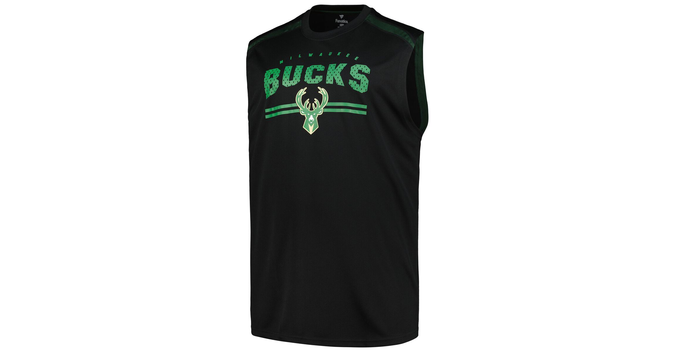 NBA Fanatics Milwaukee Bucks Big & Tall Birdseye Muscle Tank Top