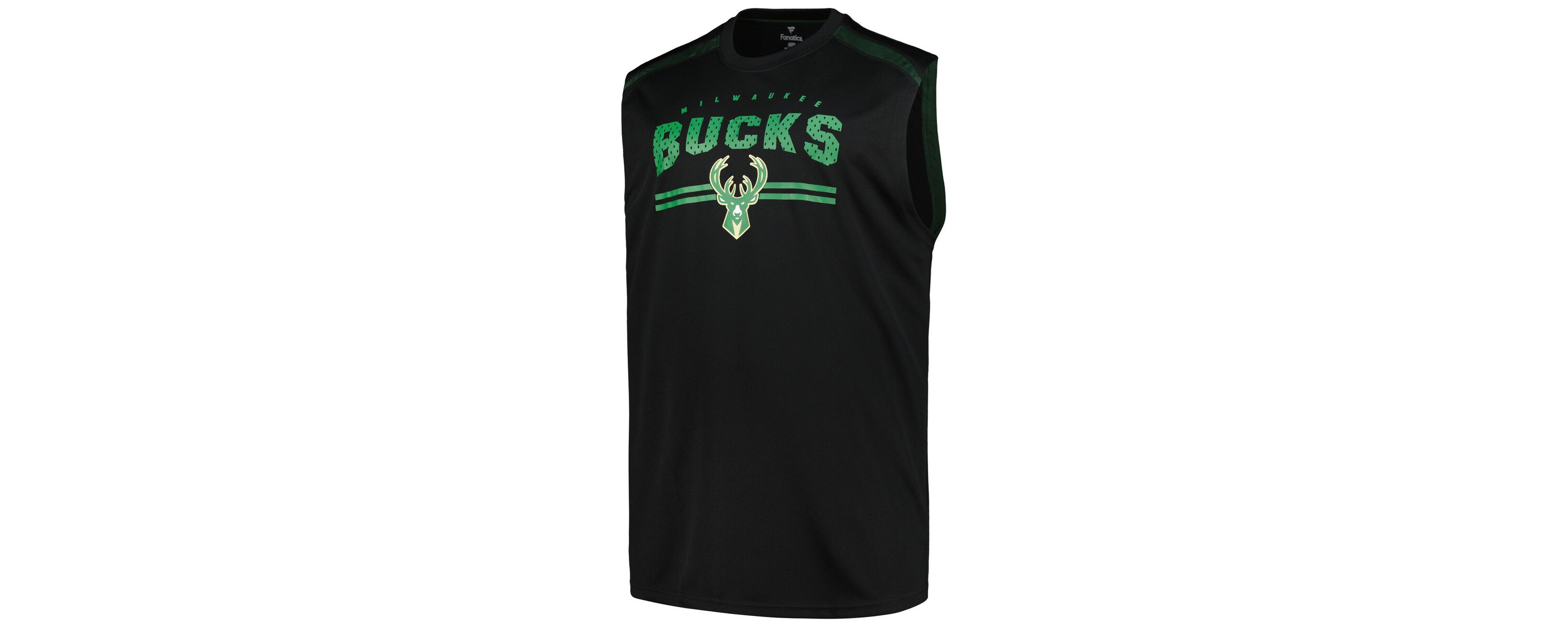 NBA Fanatics Milwaukee Bucks Big & Tall Birdseye Muscle Tank Top