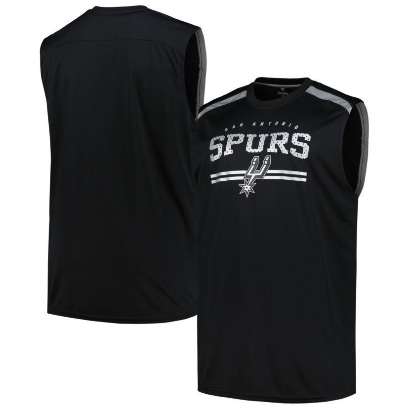 NBA Fanatics San Antonio Spurs Big & Tall Birdseye Muscle Tank Top