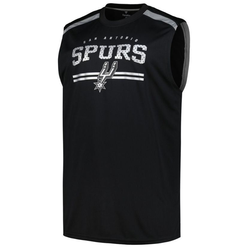 NBA Fanatics San Antonio Spurs Big & Tall Birdseye Muscle Tank Top