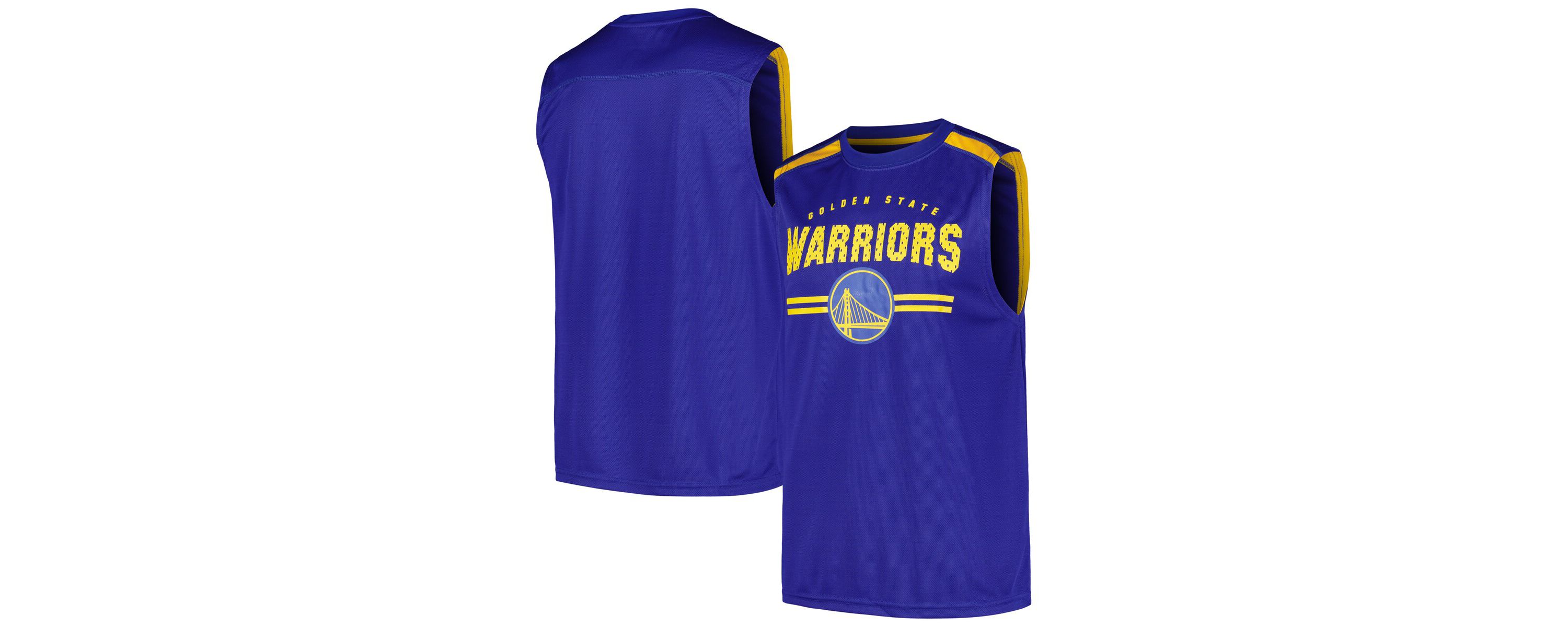 NBA Fanatics Golden State Warriors Birdseye Muscle Tank Top