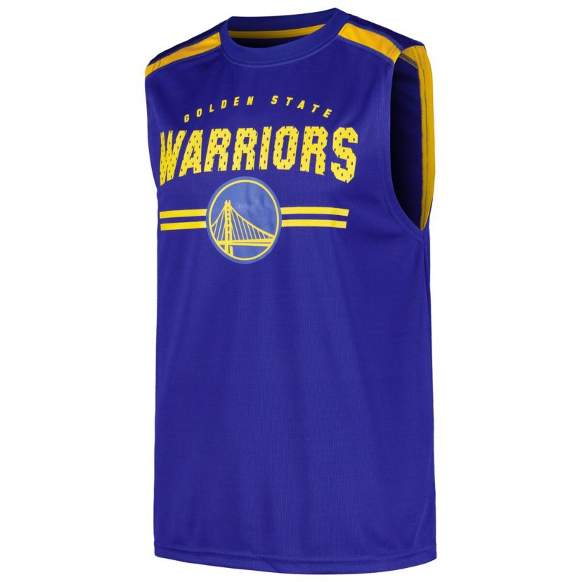 NBA Fanatics Golden State Warriors Birdseye Muscle Tank Top