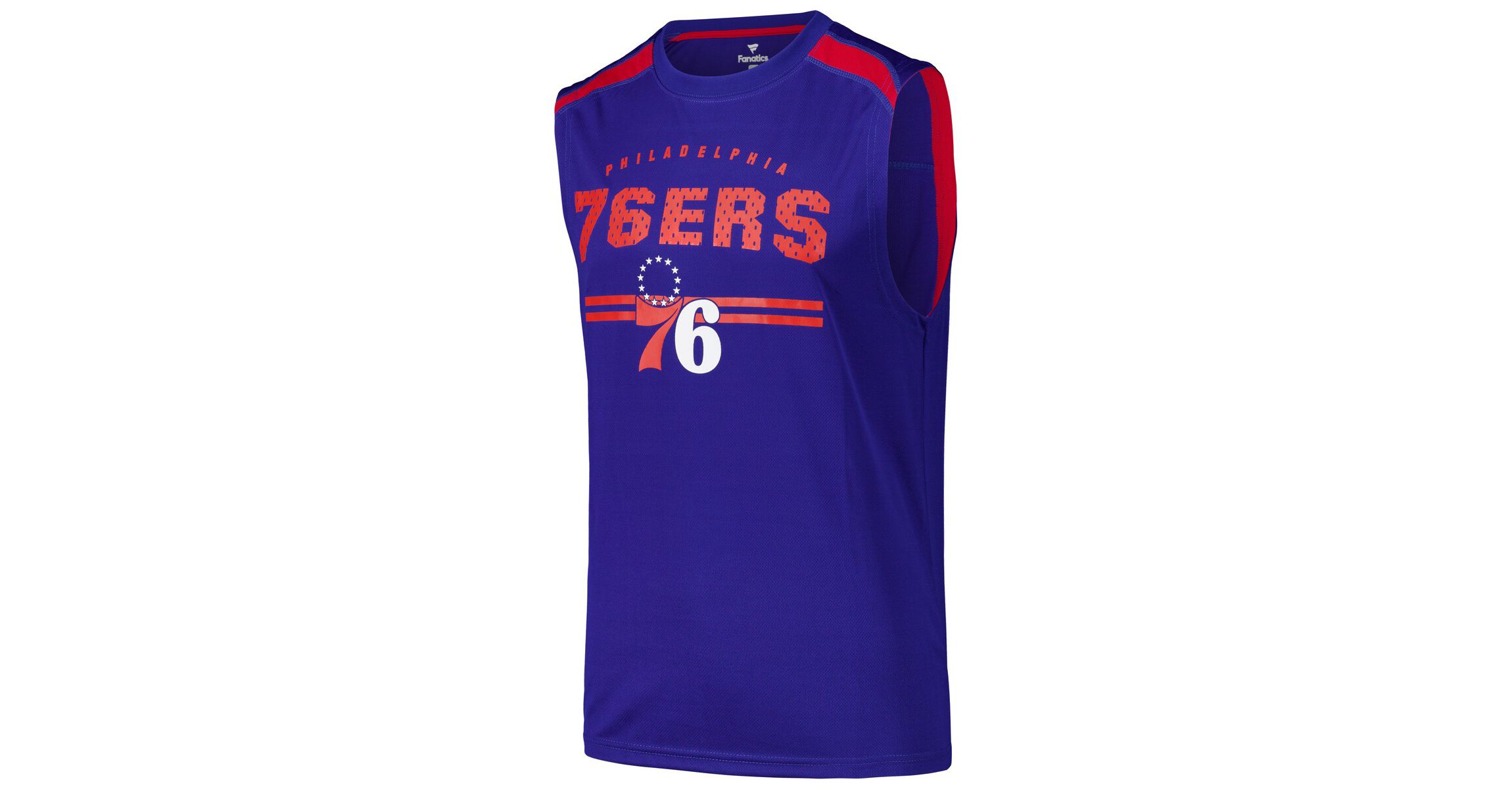 NBA Fanatics Philadelphia 76ers Birdseye Muscle Tank Top