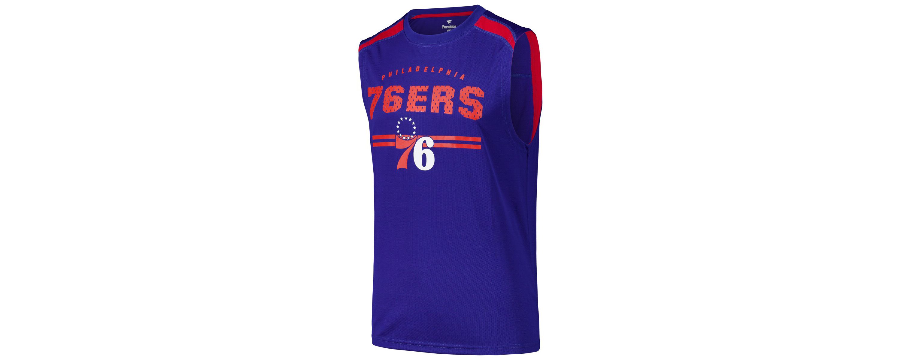 NBA Fanatics Philadelphia 76ers Birdseye Muscle Tank Top