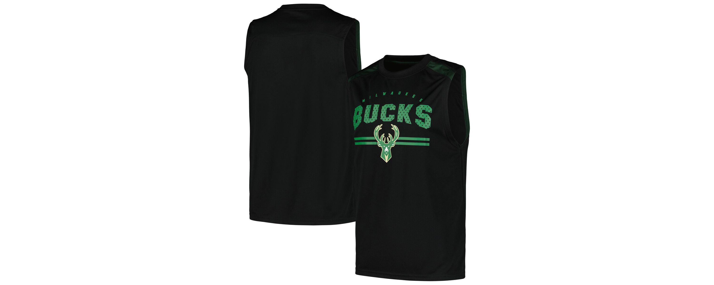 NBA Fanatics Milwaukee Bucks Birdseye Muscle Tank Top