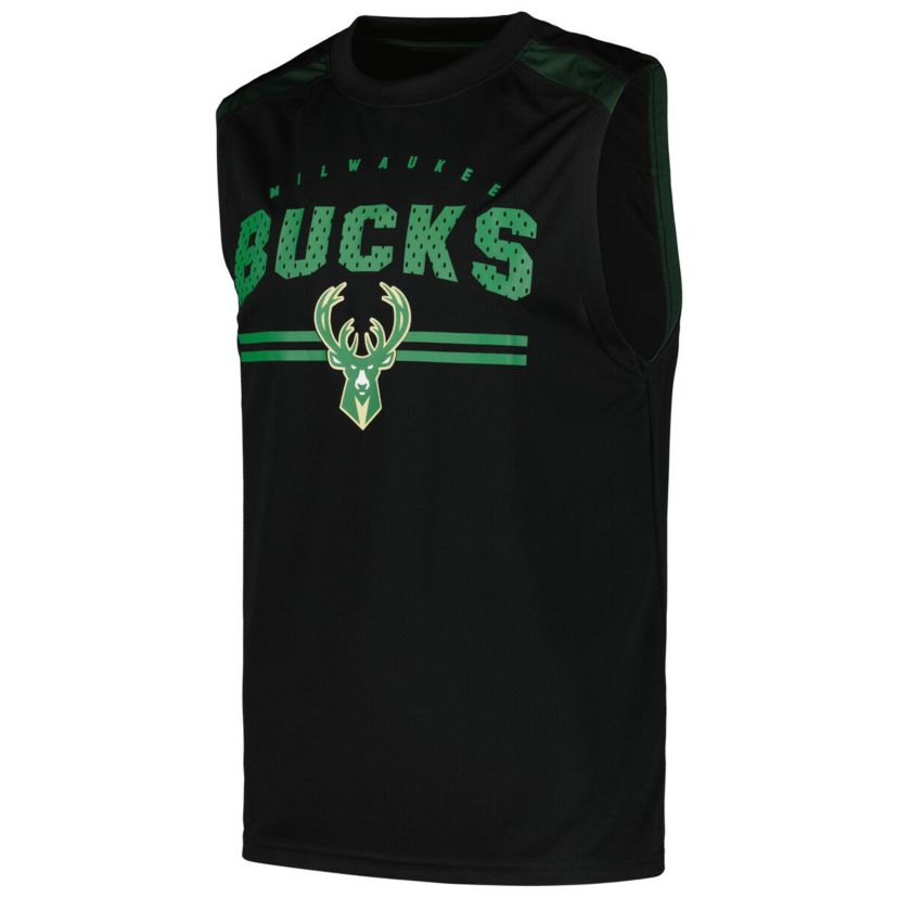 NBA Fanatics Milwaukee Bucks Birdseye Muscle Tank Top