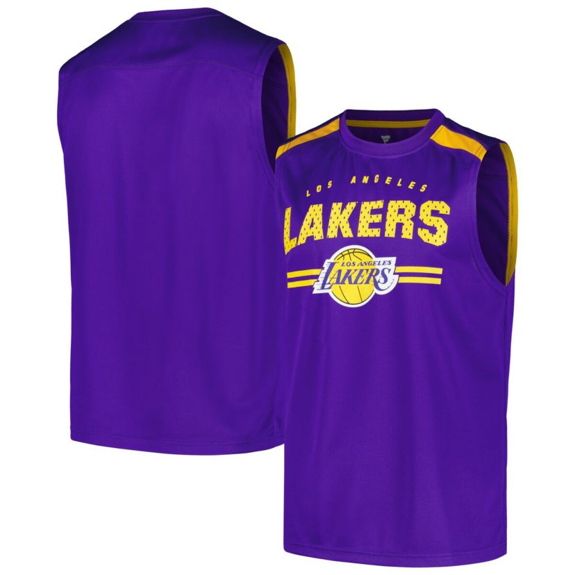 NBA Fanatics Los Angeles Lakers Birdseye Muscle Tank Top