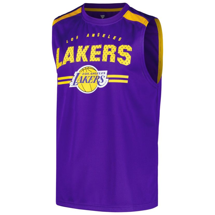 NBA Fanatics Los Angeles Lakers Birdseye Muscle Tank Top