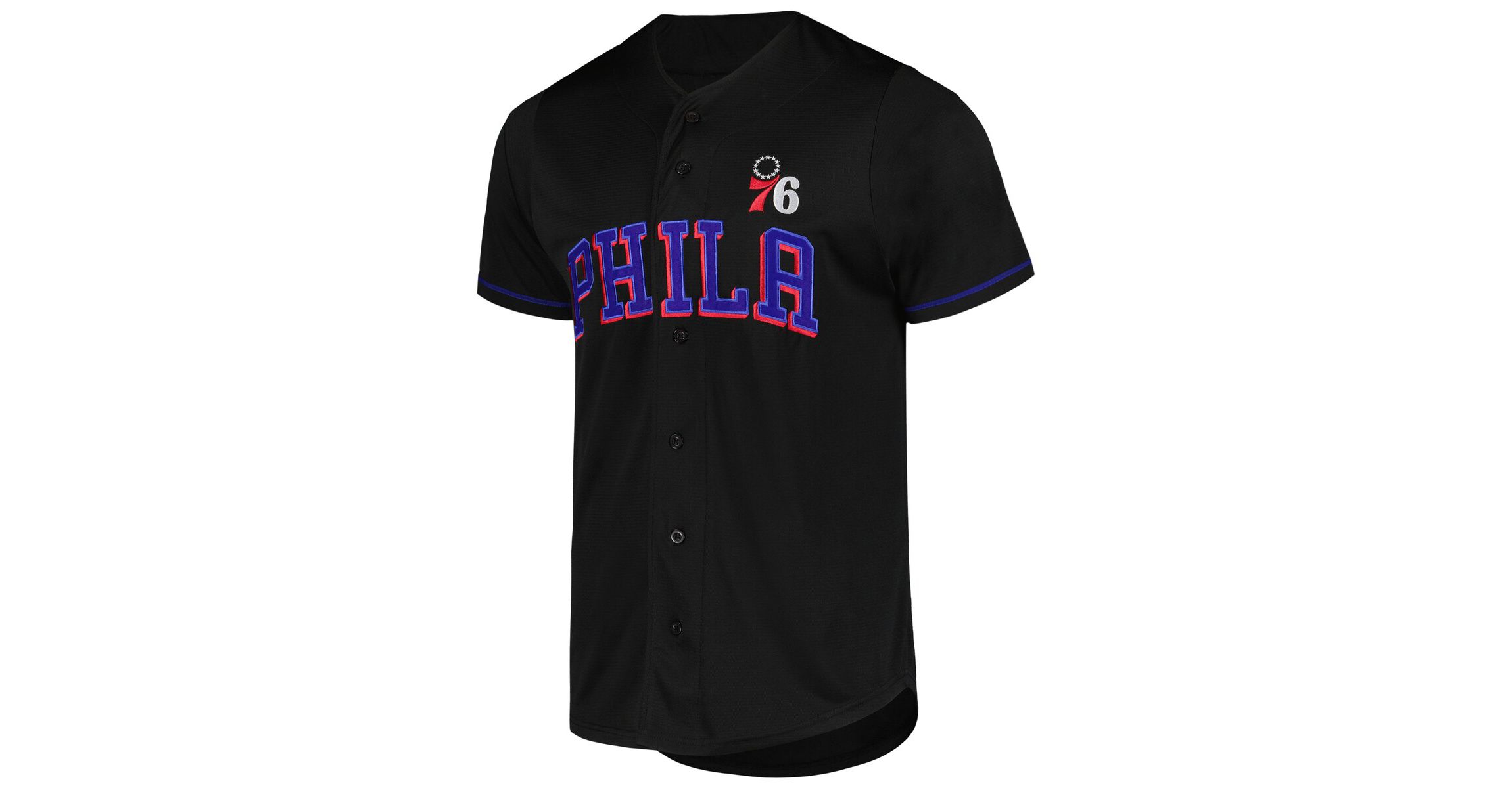 NBA Fanatics Philadelphia 76ers Pop Baseball Jersey