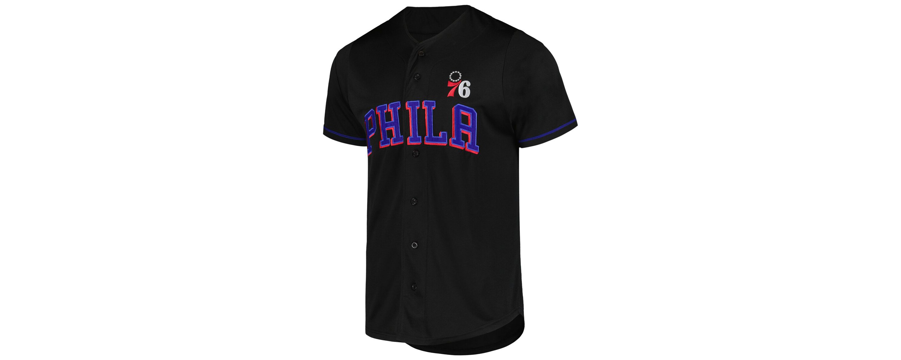 NBA Fanatics Philadelphia 76ers Pop Baseball Jersey