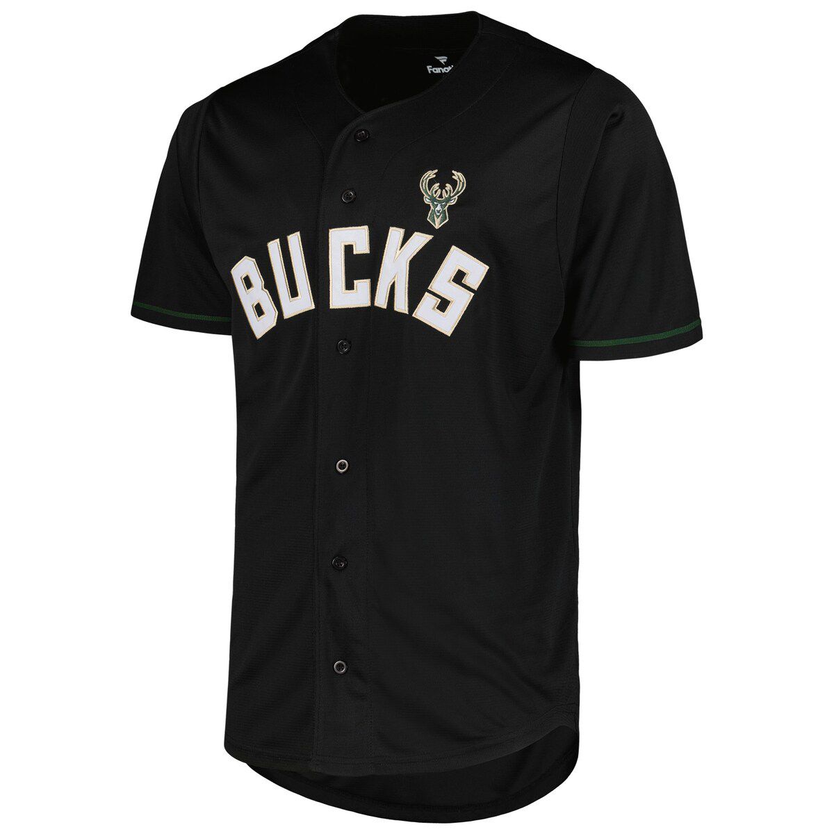 NBA Fanatics Milwaukee Bucks Pop Baseball Jersey