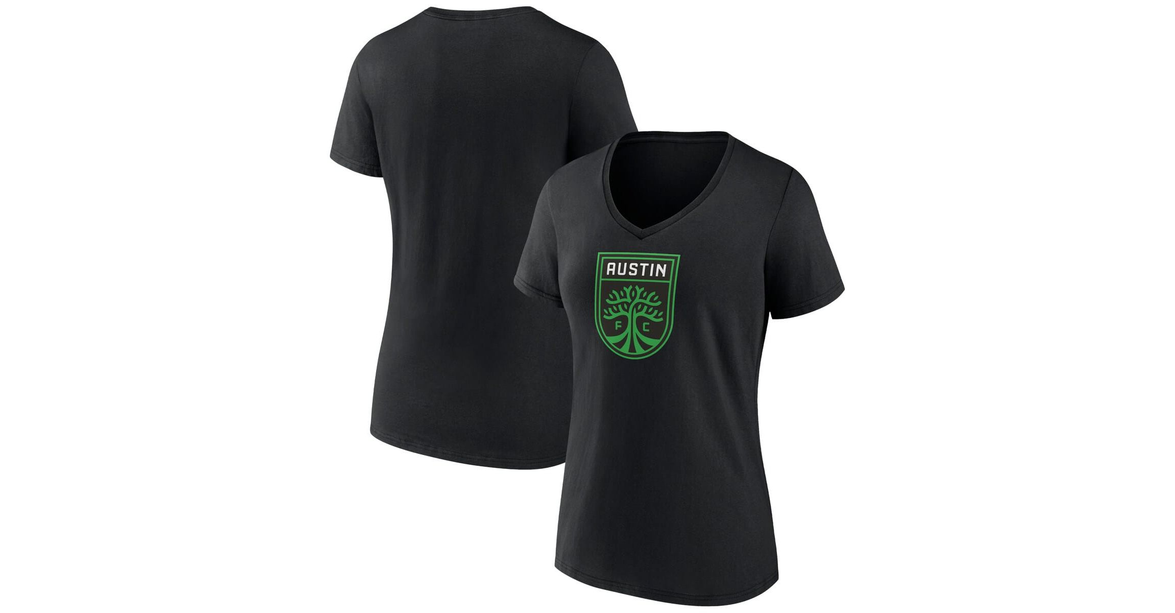 MLS Fanatics Austin FC Logo V-Neck T-Shirt