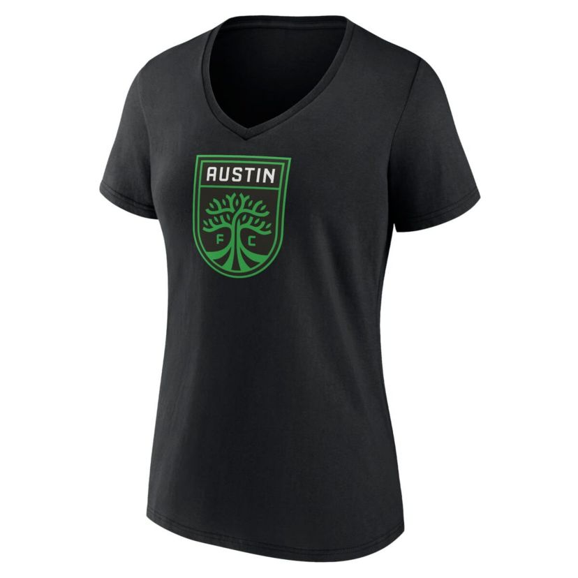 MLS Fanatics Austin FC Logo V-Neck T-Shirt