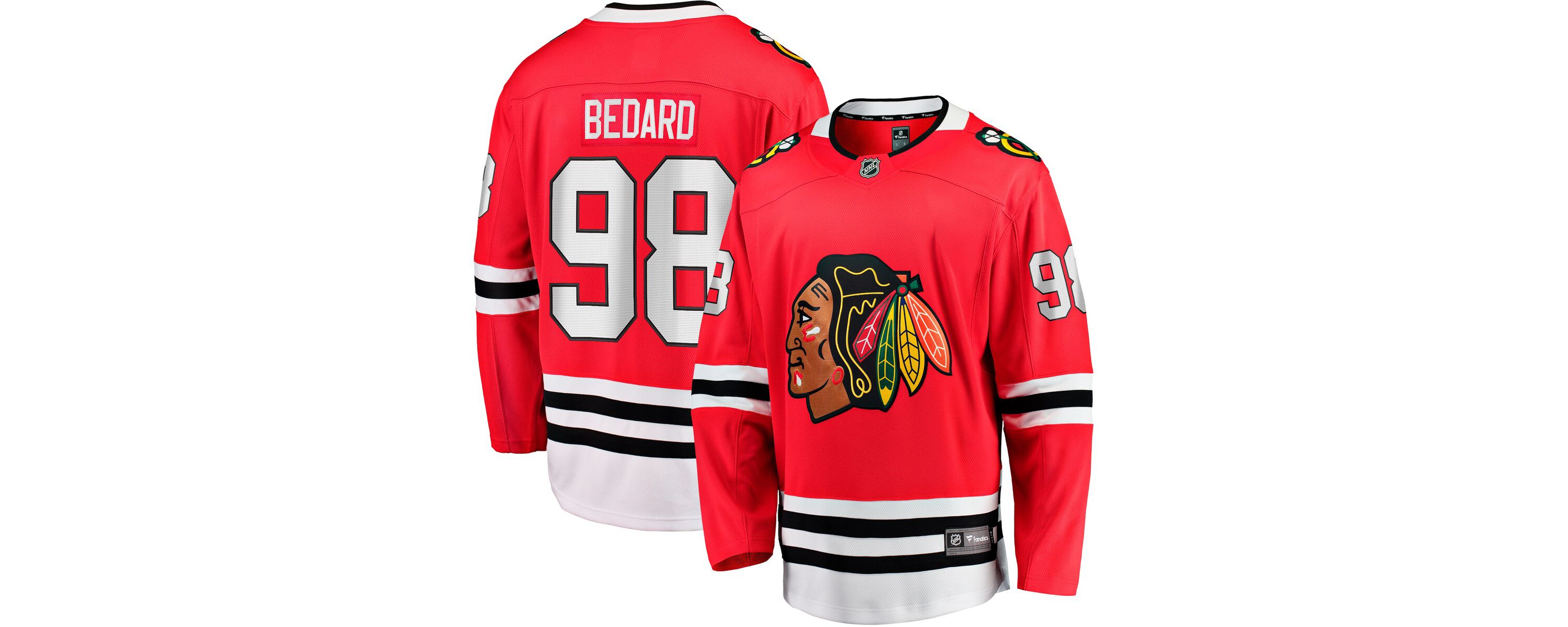 NHL Fanatics Connor Bedard Chicago Blackhawks Home Breakaway Player Jersey
