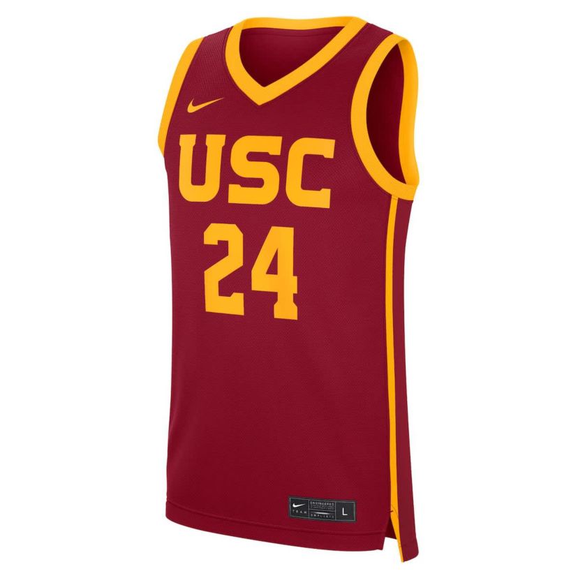 NCAA Nike #24 USC Trojans Road Replica Jersey