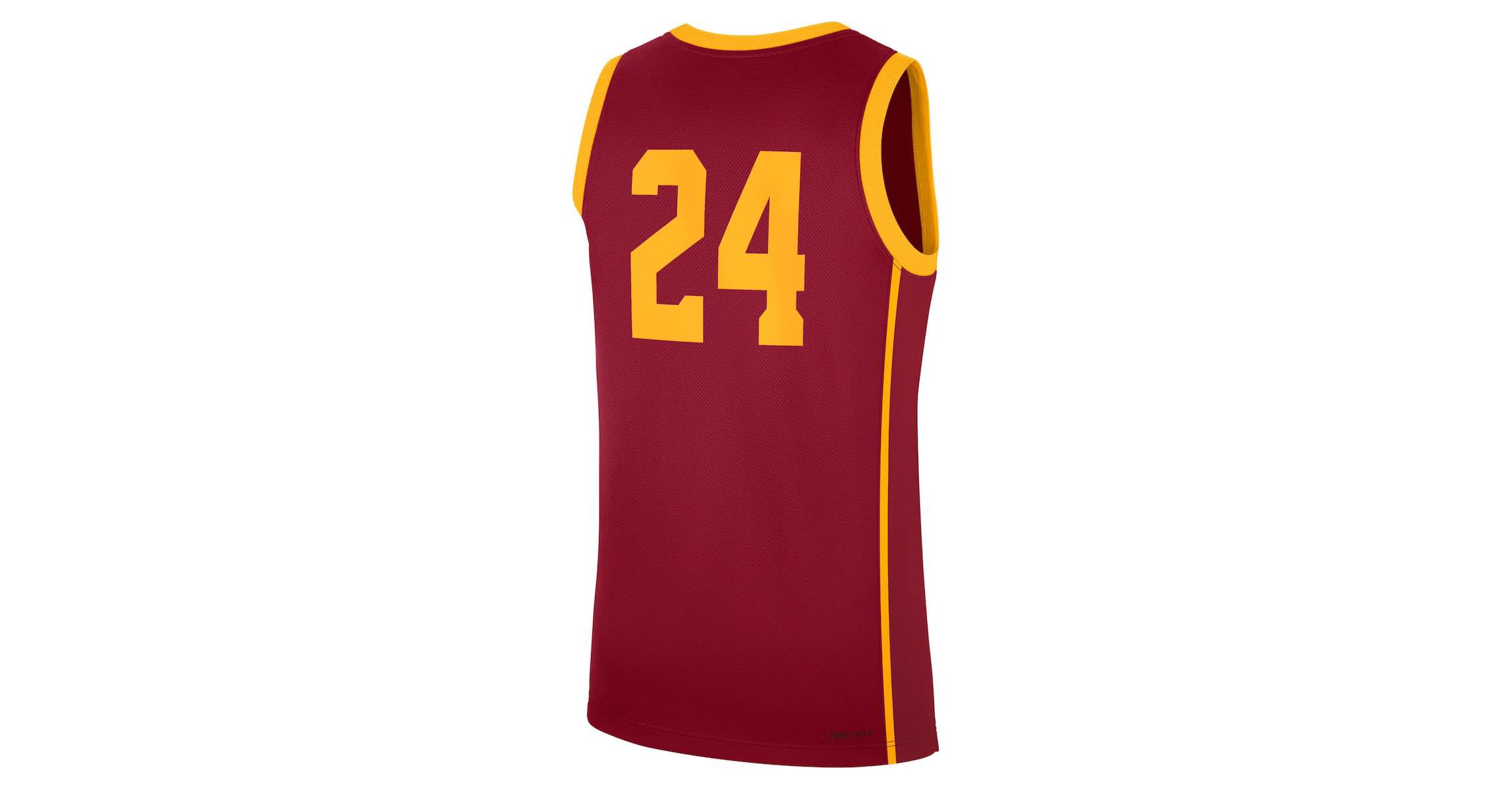 NCAA Nike #24 USC Trojans Road Replica Jersey