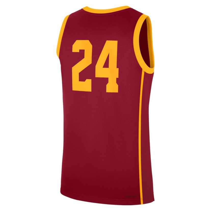NCAA Nike #24 USC Trojans Road Replica Jersey
