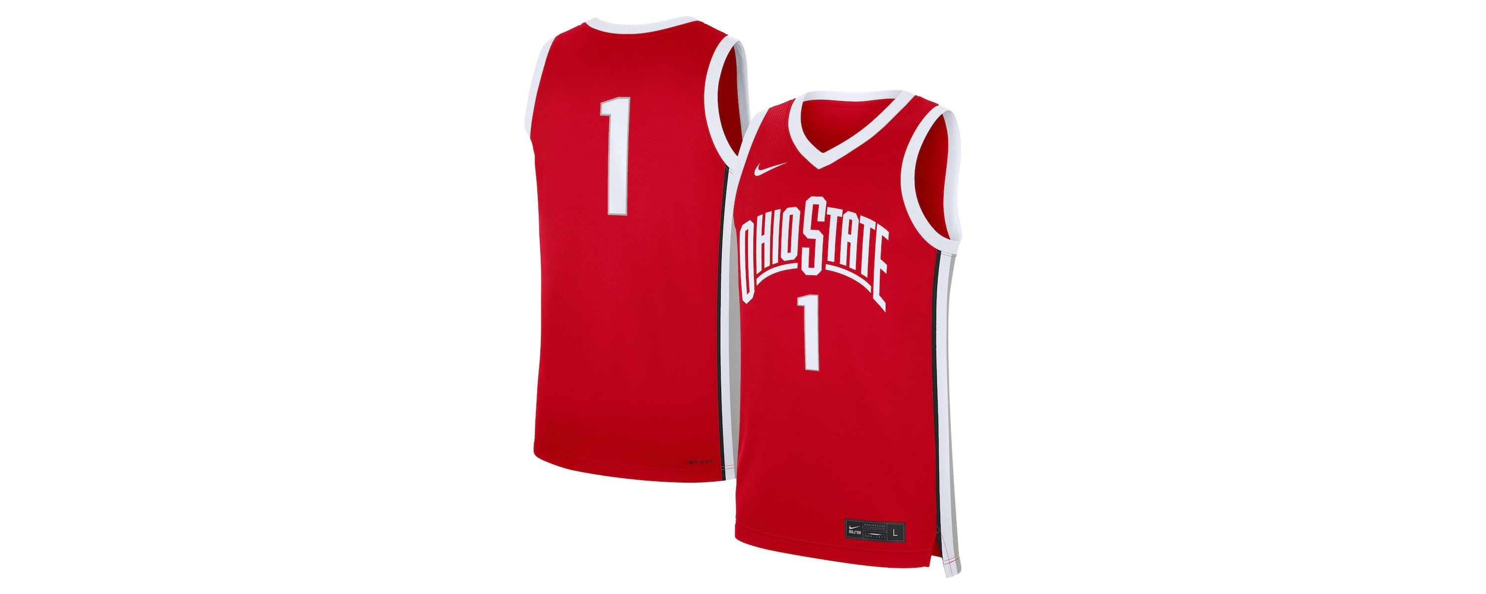 NCAA Nike #1 Ohio State Buckeyes Road Replica Jersey