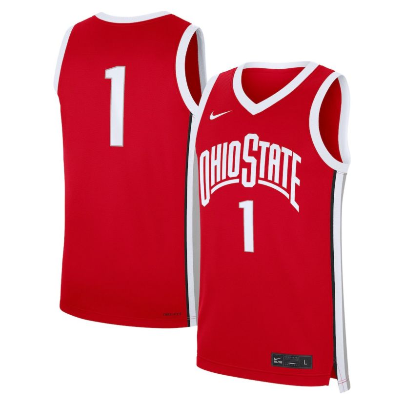 NCAA Nike #1 Ohio State Buckeyes Road Replica Jersey
