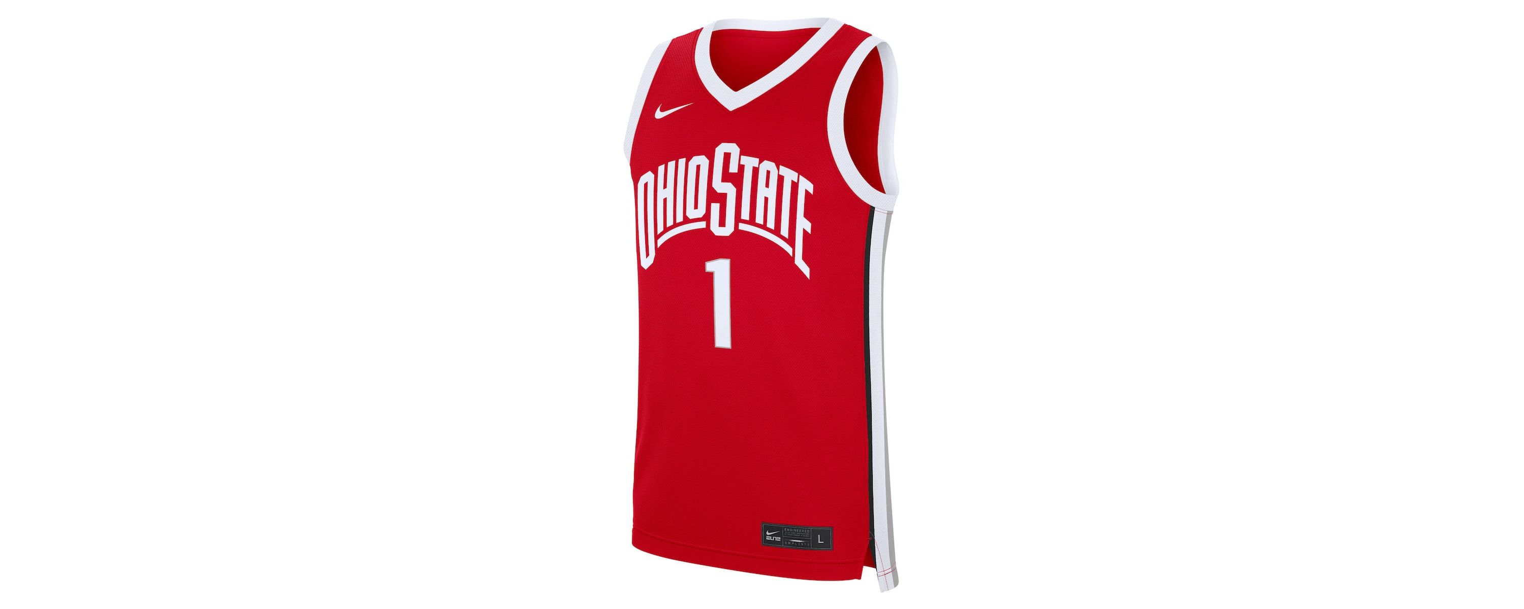 NCAA Nike #1 Ohio State Buckeyes Road Replica Jersey