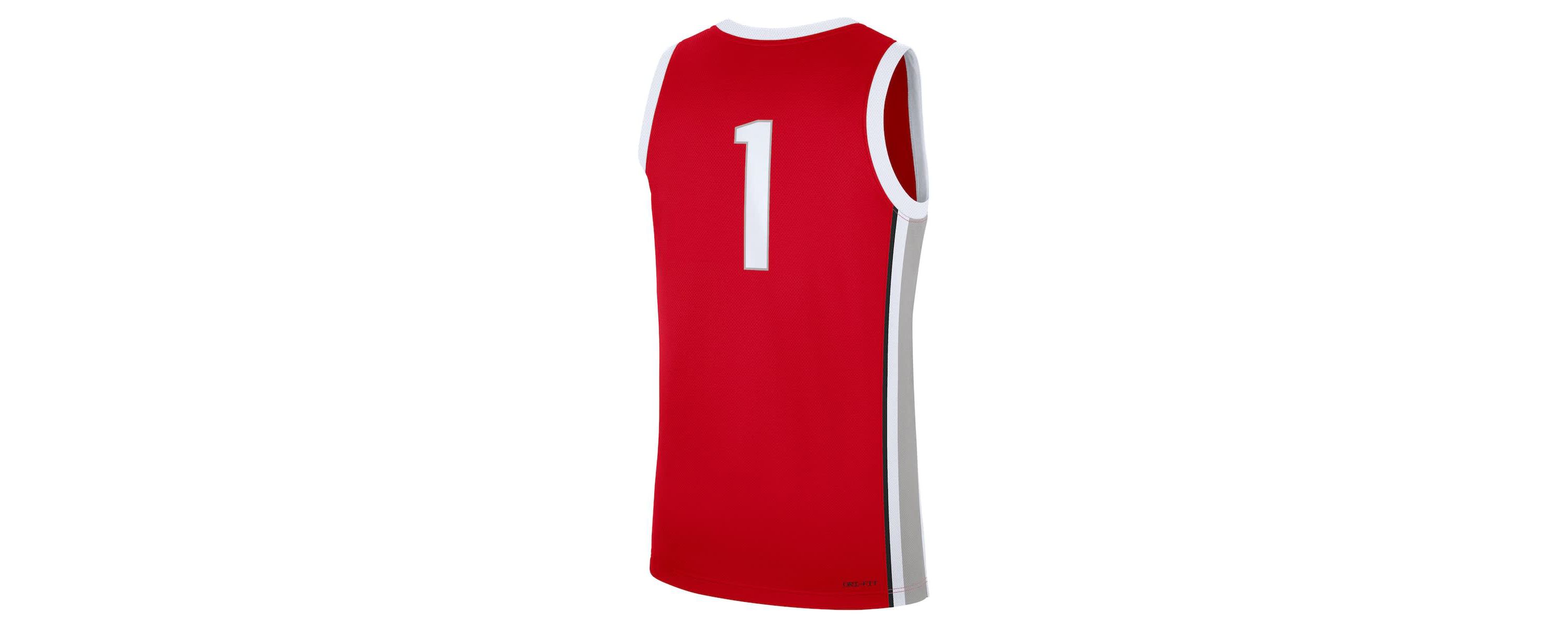 NCAA Nike #1 Ohio State Buckeyes Road Replica Jersey