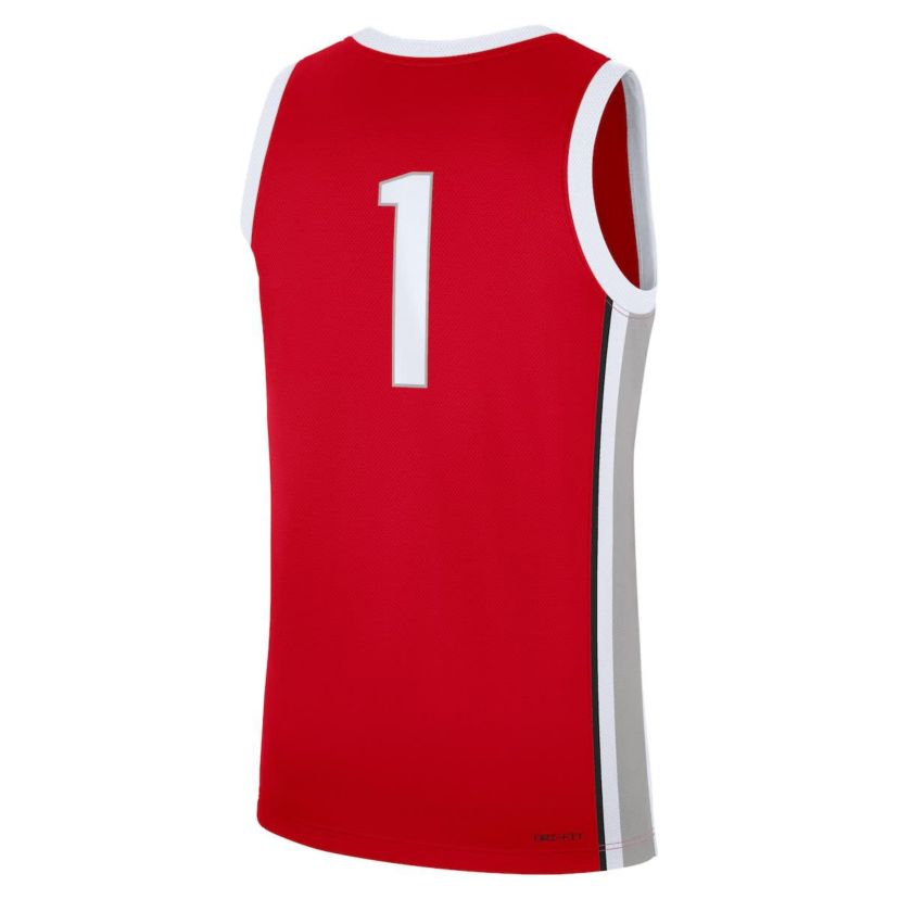NCAA Nike #1 Ohio State Buckeyes Road Replica Jersey