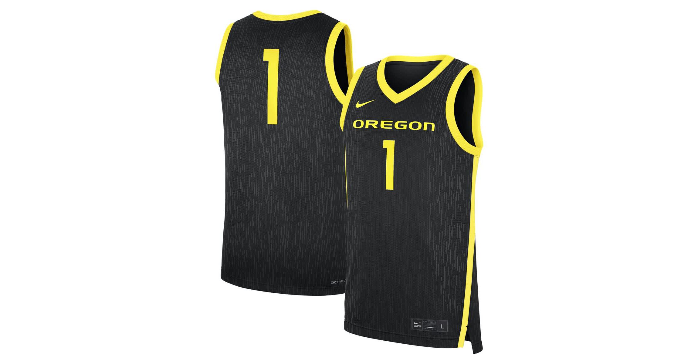 NCAA Nike #1 Oregon Ducks Alternate Replica Jersey