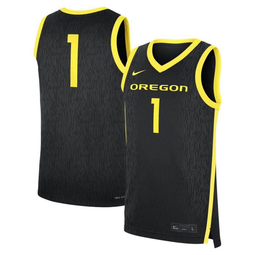 NCAA Nike #1 Oregon Ducks Alternate Replica Jersey