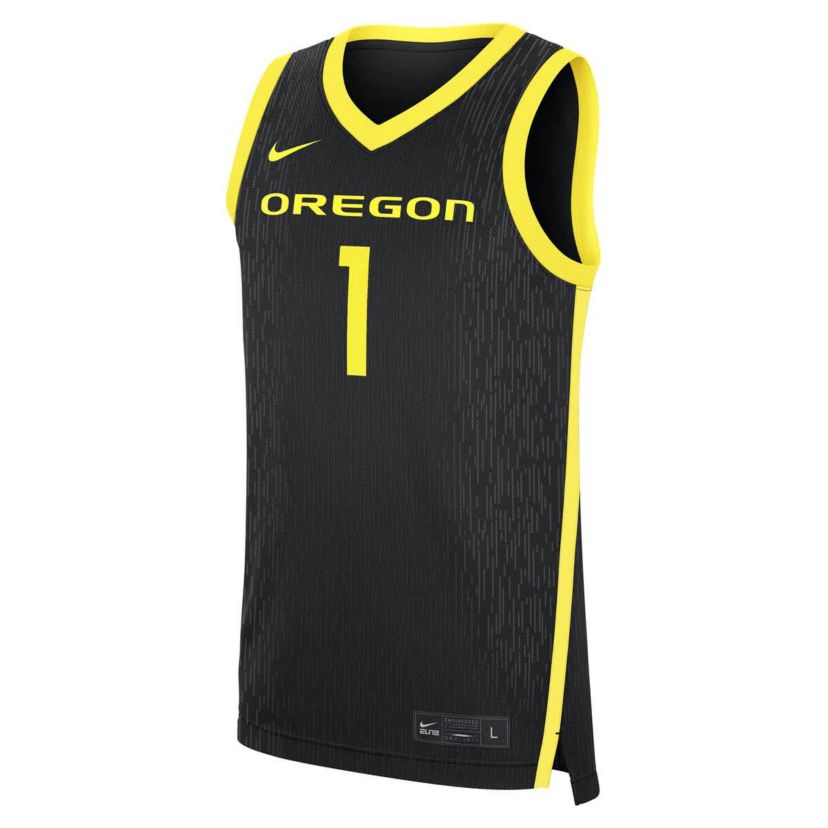 NCAA Nike #1 Oregon Ducks Alternate Replica Jersey