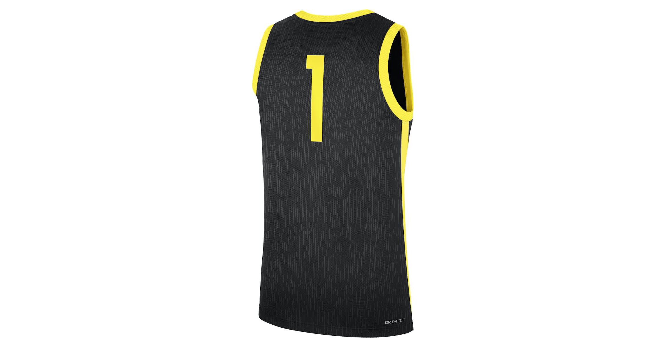 NCAA Nike #1 Oregon Ducks Alternate Replica Jersey