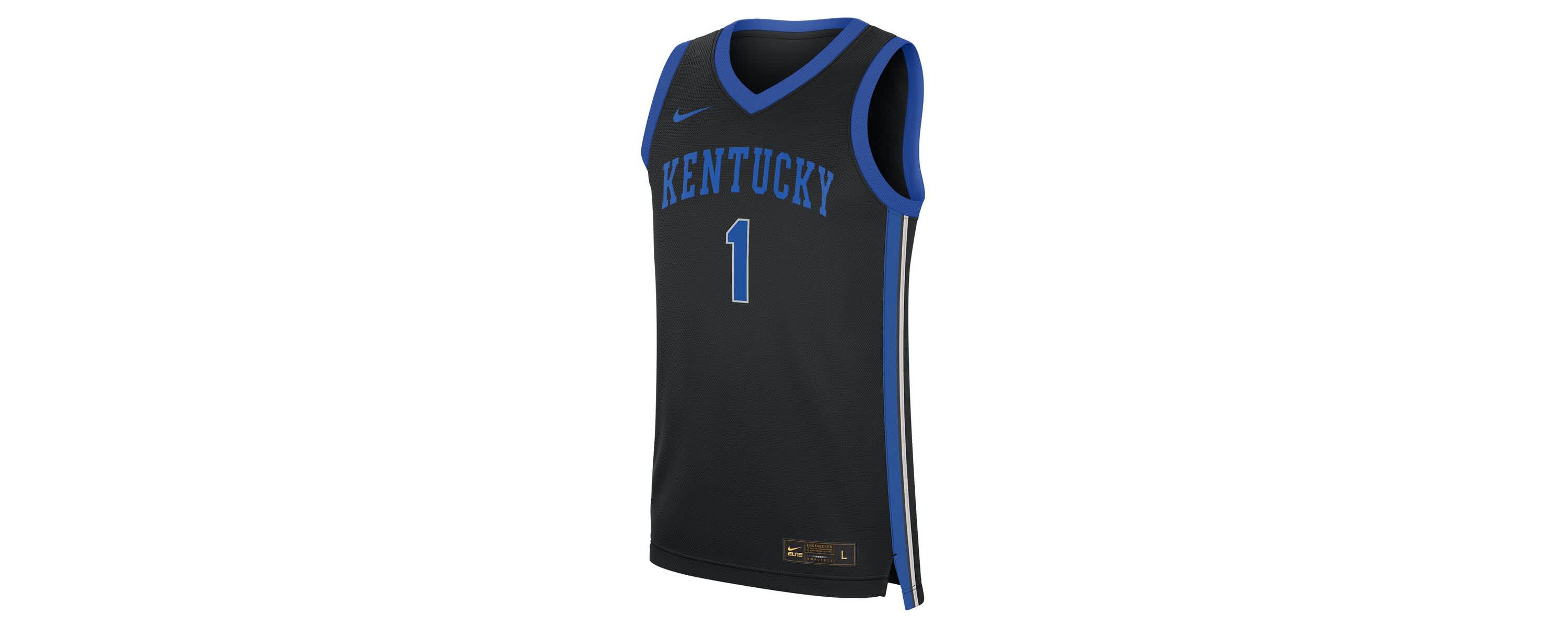 NCAA Nike #1 Kentucky Wildcats Alternate Replica Jersey