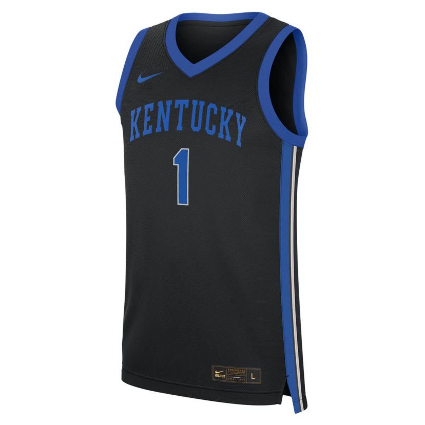 NCAA Nike #1 Kentucky Wildcats Alternate Replica Jersey