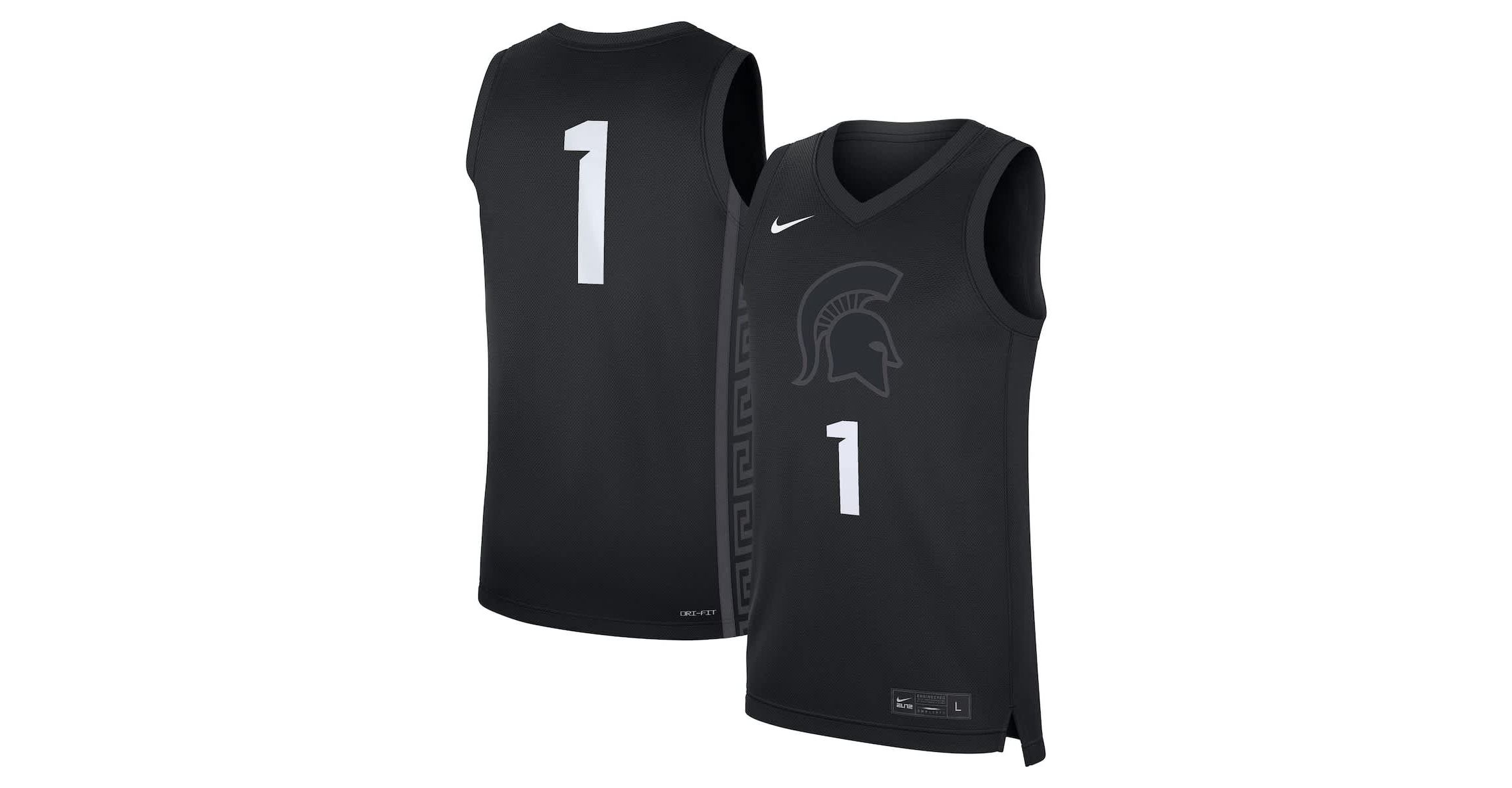 NCAA Nike #1 Michigan State Spartans Alternate Replica Jersey