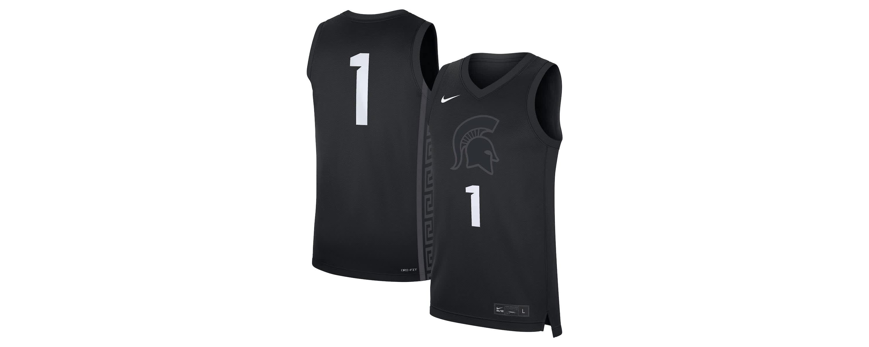 NCAA Nike #1 Michigan State Spartans Alternate Replica Jersey