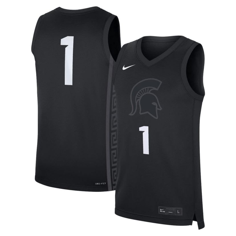 NCAA Nike #1 Michigan State Spartans Alternate Replica Jersey