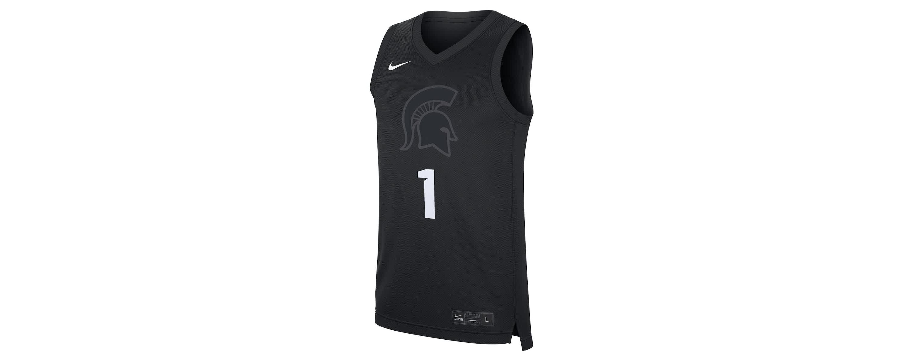 NCAA Nike #1 Michigan State Spartans Alternate Replica Jersey