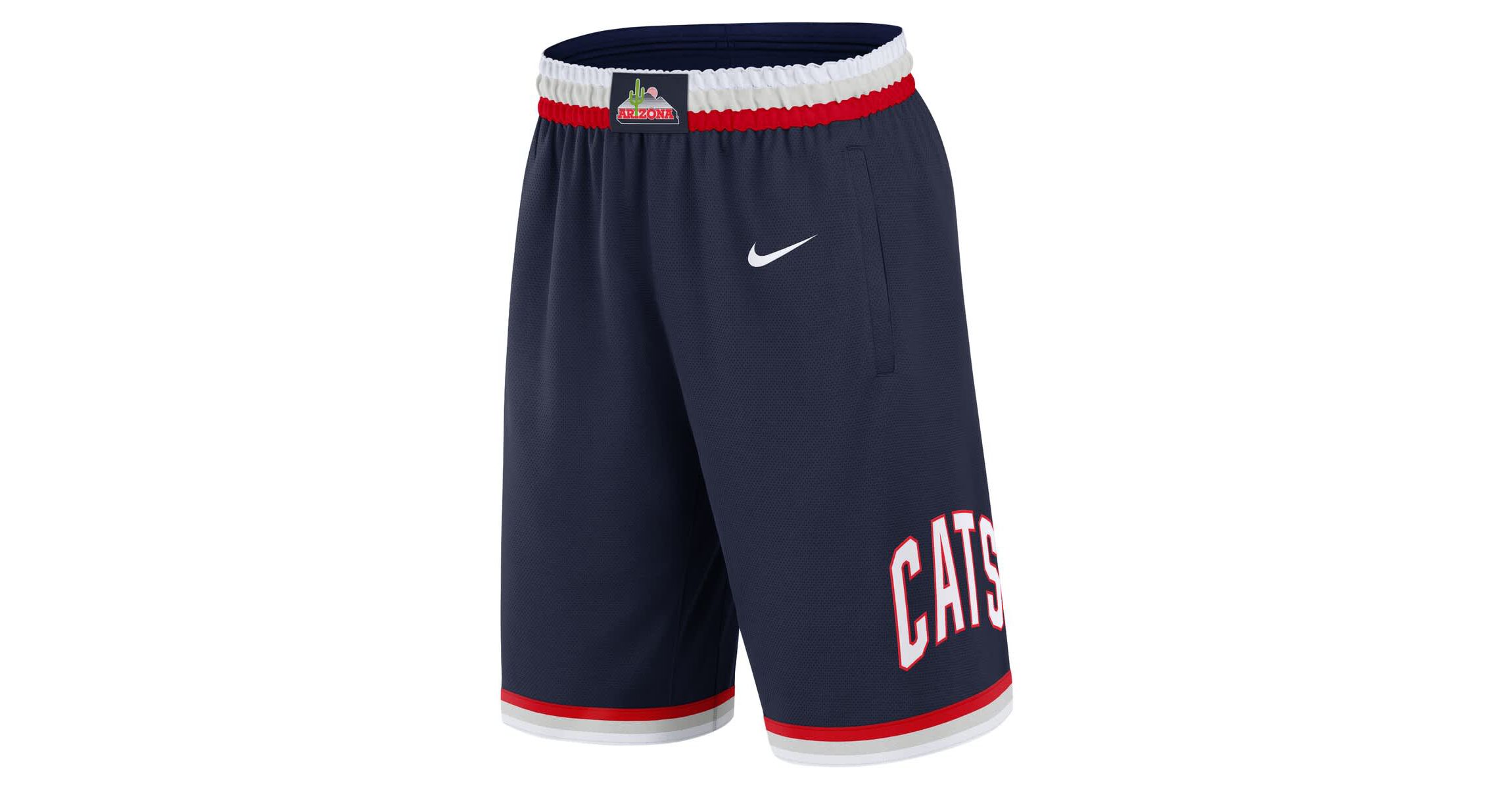NCAA Nike Arizona Wildcats Road Replica Performance Shorts